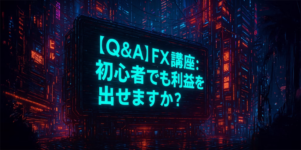 初心者でも利益を出せますか
