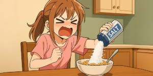 塩のかけすぎ
