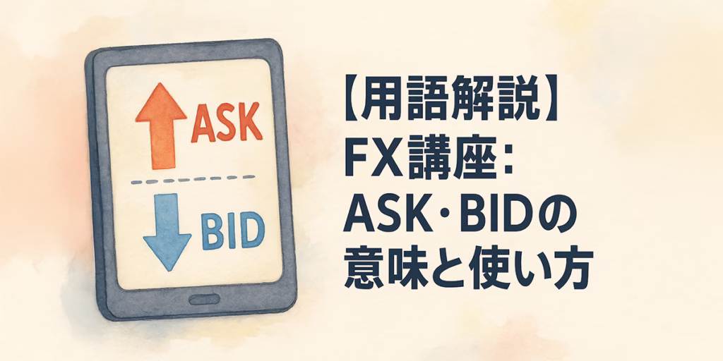 ASK・BIDの意味と使い方